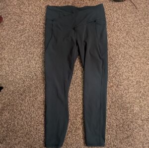 Fabletics PureLuxe Criss Cross Waist Leggings In Sea Foam